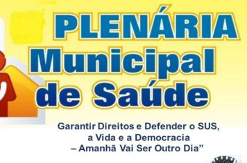 PLENÁRIO MUNICIPAL DE SAÚDE