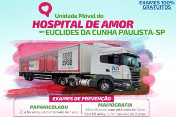 Unidade móvel do Hospital de Amor