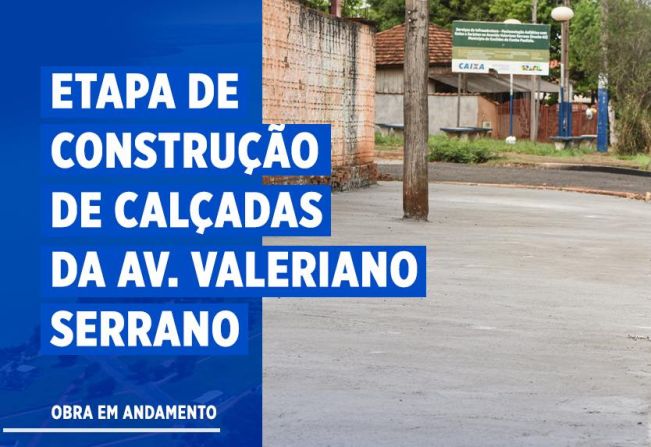 Construção de calçadas